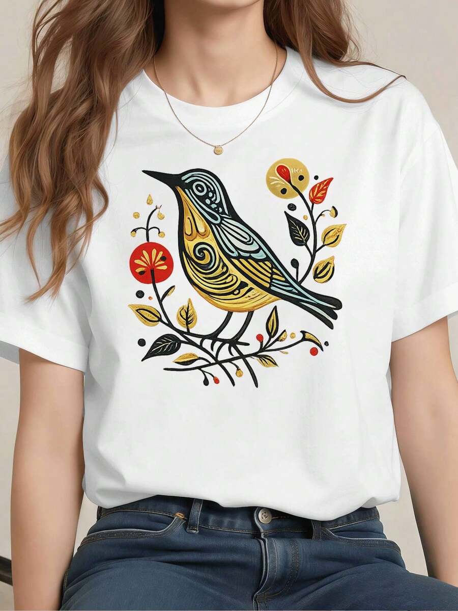 Women T-Shirts - White - View 1
