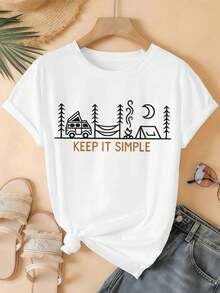 Women T-Shirts - White - View 2