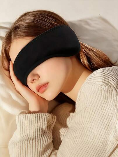 1pc Sleep Noise-Cancelling Earmuffs, Adjustable Hook And Loop Eye Mask With Earplugs, Effectively Blocks Noise Without Pressing On The Ears, Suitable For Sleep, Naps, And Nighttime Use Throughout The Year. Suitable For Bedrooms, Travel, Offices, Schools/Easter/Bedroom Accessories/Travel Essentials/Valentine's Day/Easter/Ramadan.