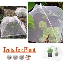 1Pc Large Mesh Food Cover Tent, Foldable Lace Pop-Up Umbrella Fly Proof Dish Protector, Dust Resistant Net Screen For Indoor Dining Table Outdoor Camping Picnic, Reusable Kitchen Vegetable Food Shield Household Accessory Supplies - Multicolor - View 7