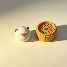 EIGIIS 1个手工可爱饺子/包子磁性键帽，适用于十字轴机械键盘 - ABS树脂，可爱风格 - 查看 5