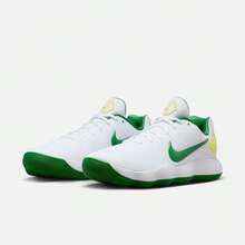 Nike Hyperdunk 2017: Giày bóng rổ cổ thấp đa năng, thoải mái, tăng cường độ bám (Trắng/Xanh lá cây) - Trắng Xanh - Xem 6