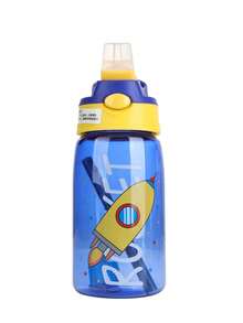 1 pieza Vaso con pajita de plástico de 480ml, Botella de agua deportiva, Regalo de graduación/vacaciones/regreso a clases - Multicolor - Ver 6
