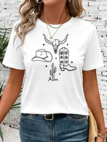 Women T-Shirts - White - View 1