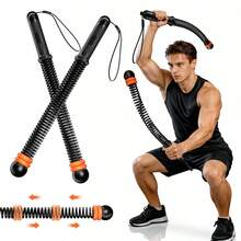 Pair Of Non-Slip Ropeless Battle Rope Adjustable Resistance Ropeless Battle Rope For Home Gym Full Body Workout Fitness Training Equipment Weighted Ropeless Workout Gear Multi-Purpose Fitness Stick For Indoor Workout - Multicolor - View 3