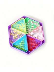 9 Pieces Of Diamond Painting New Turning Drill Disk, Hexagonal Diamond Disk, Multi-Functional Funnel Disk, Sieve Drill Disk, DIY Tool Set - View 9