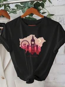 Women T-Shirts - Black - View 6