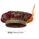 251117 Medieval Men's Hat, Red - One Size