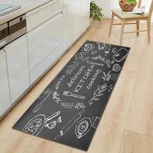 Alfombra de Cocina, Tapete de Entrada para el Hogar, Alfombra Decorativa para Sala de Estar, Dormitorio, Balcón, Alfombra Antideslizante para Pasillo, Baño y Entrada. - TAB24505-12 - Ver 13
