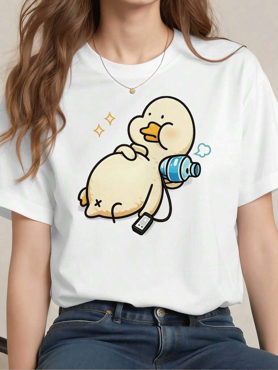 Women T-Shirts - White - View 1