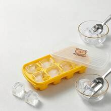 1/2/3pcs 8 Grids Plastic Ice Mold With Lid, Reusable Fruit & Beverage Ice Tray, Beer Refrigeration Tool, Suitable For Refrigerator Ice Maker In Kitchen, Restaurant,Bar - Multicolor - View 5