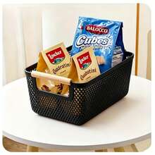Multi-functional metal mesh storage basket with solid wood handles, bathroom storage basket，kitchen storage baskets, bedroom storage baskets，ideal for storage and organization in living rooms and cabinets It can store rinks, It can stores， foldable pull-out design, it serves as a storage container for fruits, vegetables and food in kitchens and refrigerators. Lightweight and easy to carry, it saves space effectively. Suitable for adults and students for link home picnics、camping and barbecue. kitchen accessories,bathroom accessories，It is also an excellent gift choice for Christmas, Halloween, housewarming, Mother’s Day and other festivals. - 查看 5
