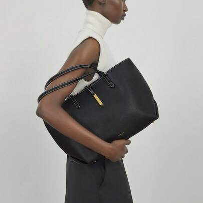 Damen-Umhängetasche kann als Crossbody-Tasche getragen oder in der Hand gehalten werden, lässige Damenhandtasche, neues Modell von , praktische Schultertasche mit großem Fassungsvermögen, einfarbige Damenhandtasche aus weichem Leder für den Alltag.