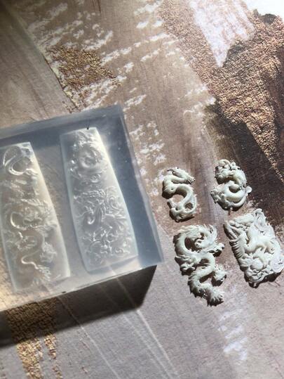 RitaNail美甲模具及装饰品，DIY中国龙凤主题3D美甲沙龙及家用美甲配件