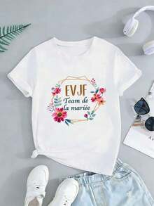 Dam-T-shirts - Vitt - Visa 2