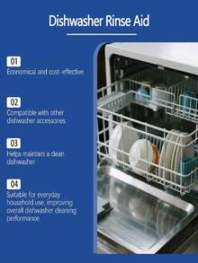 Dishwasher Detergent - Designed To Easily Remove Stubborn Grease And Residue, Leaving Dishes, Plates And Kitchenware Clean And Shiny - Multicolor - View 14