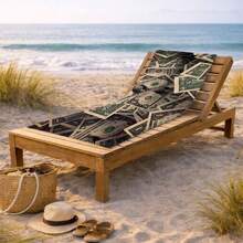 1 Piece  Dollar Bill Pattern Beach Blanket, Beach Mat, Portable Large Towel For Fitness, Swimming, And Travel, Beach Towel For Use At The Seaside, Shawl Wrap - 80*160 cm (31*63 Inches) - View 5