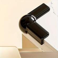 4pcs Transparent/Black Baby Corner Guards, High-Heat Selling Desk Edge Protectors, Baby Anti-Collision Safety Devices, Transparent Invisible Silicone Material, Suitable For Furniture, Tables, Chairs, Cabinets, Essential Safety Protection For Nursery And Home - Multicolor - View 9
