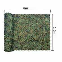 1pc Reinforced Camouflage Net, Outdoor Disguise Net, Party Decor, Sunshade Fence Net, Lightweight Outdoor Use, Easy To Install And Store, Outdoor Shading, Yard Sunshade, Fence Decor, Patio Sun Protection - 1pcs - View 12