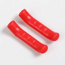 1對 75*15mm 防滑矽膠煞車把手套，通用於登山車/公路車/摺疊車，9色可選，耐磨防水，防止刮傷，輕量化，安裝簡單（浸泡溫水），高CP值單車禮物 - 自行車 煞車 保護套 - 查看 19