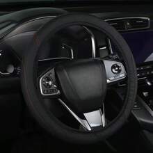 Bọc vô lăng chống trượt, co giãn, bằng da PU 15 inch, không có vòng trong, dành cho ô tô. - Nhiều màu - Xem 2