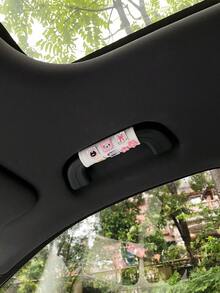1/2 chiếc bọc tay cầm bằng vải thêu dễ thương mới, bọc tay vịn xe hơi mềm mại họa tiết hoạt hình. - Nhiều màu - Xem 5