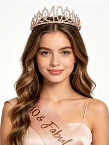 70th Birthday Decorations For Women, 70th Birthday Sash, Crown/Headpiece. 70th Birthday Gifts For Women, Creative 70th Birthday Decorative Gifts - 40 - View 7