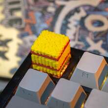 Pixel-Style Wheat Sheaf Keycaps, Pixel Keycaps, Gaming Keycaps, And DIY Desktop Keycaps-Perfect For Gamers, Keycap Collectors, And As A Surprise Gift For Men, Whether For Valentine's Day Or Father's Day. - View 7