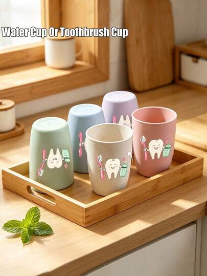 Taza reutilizable irrompible de paja de trigo, taza ligera apta para cocina y exterior, taza de trigo, apta para lavavajillas