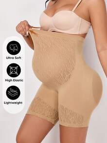 Shape Your Bump 無縫孕婦塑身衣 適用於洋裝 孕期內著 防止磨擦 腹部支撐 - 香檳色 - 查看 2