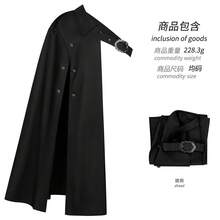 Cosplay Clothing - 26316 Warrior's Black Cape - View 9