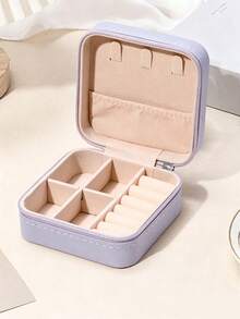 Hộp đựng trang sức du lịch, hộp đựng trang sức mini, hộp trưng bày trang sức du lịch có khóa kéo, hộp đựng bông tai, dây chuyền, nhẫn, hộp đựng trang sức di động bằng da, hộp đựng trang sức, quà tặng cho nữ, quà tặng cho bạn gái, quà tặng cho người yêu, đồ dùng học tập, túi đi học, đồ dùng cần thiết khi đi du lịch, đồ dùng học tập cho kỳ nghỉ hè, túi trang điểm. - Nhiều màu - Xem 16