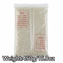 1 Túi hạt cườm thủy tinh tráng bạc 2/3mm, hạt cườm thủy tinh dùng cho thêu chữ thập, làm vòng tay, vòng cổ, bông tai thủ công. - Ngọc trai hỗn hợp - Xem 12