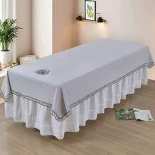 Suitable For Beauty Salons: Massage Bed Covers With Facial Features, Durable Spa Sofa Slipcovers, Elastic Bed Sheets For Beauty Clinics, Easy To Clean, Multiple Color Options - Multicolor - View 9