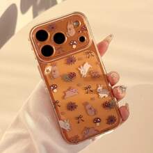 حافظة هاتف بتصميم أرنب لطيف متوافقة مع Apple 17 Pro Max، 16، فني، خيالي، حلو، بناتي، هندسي، أسلوب كوري، بسيط، لطيف، طازج، نيش، حيوان أليف محبوب، فتاة ناعمة، أسلوب إنستغرام - شفاف - مشاهدة 6