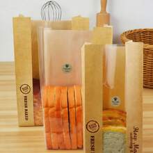 500 chiếc/cuộn, Nhãn dán cuộn giấy Kraft hình trái tim đen và dấu chân mèo dễ thương, Nhãn dán cảm ơn - Hình dán hoạt hình hình trái tim bằng da bò hình bàn chân mèo - Xem 8