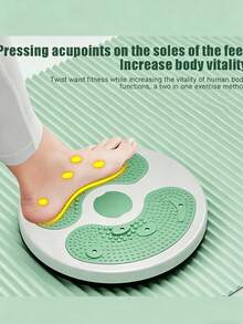Multi-Functional Waist Disc With Reflexology Nodes Fitness Turntable For Home Workout Sturdy Waist Twisting Machine Fitness Tool To Use In Small Dorms And Apartments Workout Equipment For Weight Loss Gym Accessories Exercise Workout - Multicolor - View 5