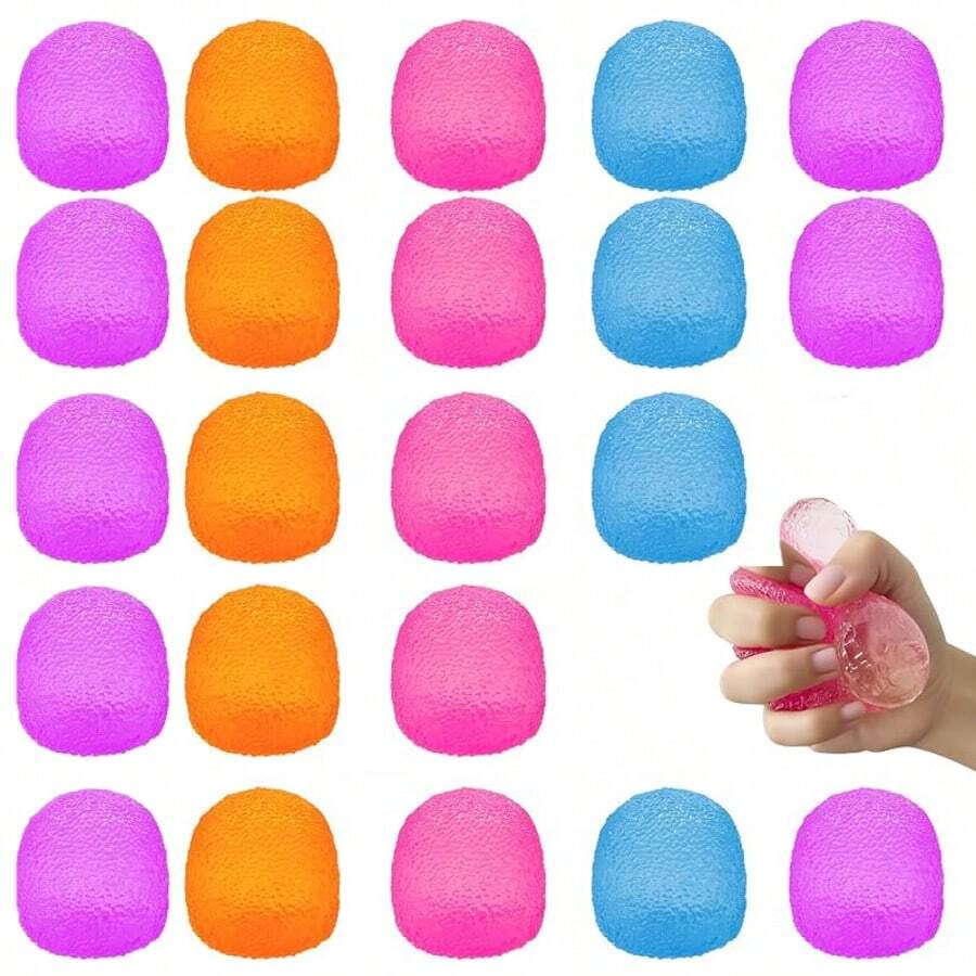 1/3/5 Peças Bolas Anti-Estresse Texturizadas, Brinquedos com Textura de Goma Lenta de Recuperação, Aliviam Ansiedade e Estresse, Opções Multicoloridas, Adequadas para Festas Infantis, Recompensas em Sala de Aula e Presentes Perfeitos para Natal, Halloween, Ação de Graças, Páscoa e Outras Datas Comemorativas
