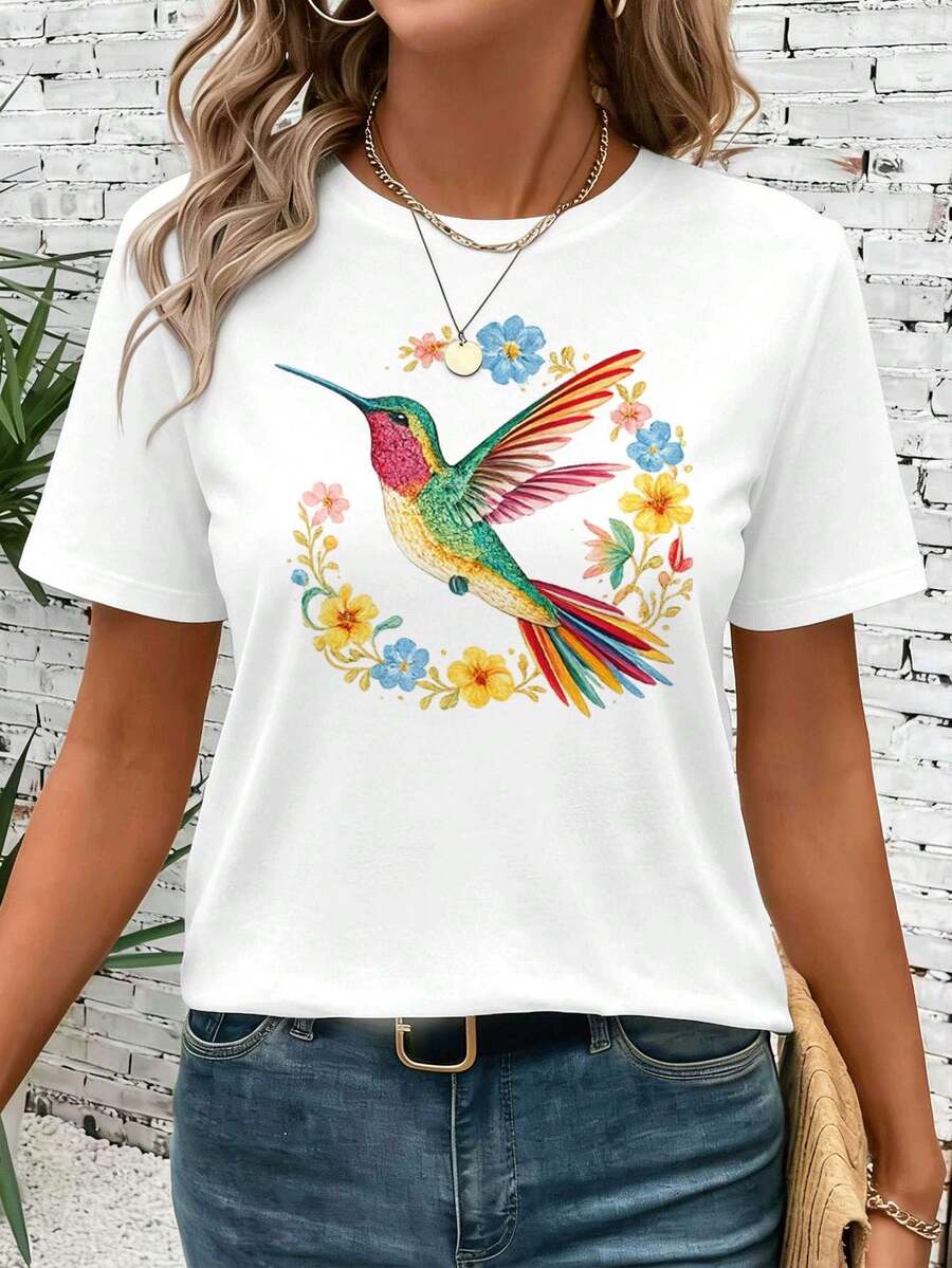 Women T-Shirts - White - View 1
