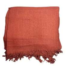 Luxury Sofa Throw 2.10 X 1.20 M, Decorative And Protective, 100% Cotton - Đất nung - Xem 6