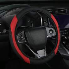 Bọc vô lăng chống trượt, co giãn, bằng da PU 15 inch, không có vòng trong, dành cho ô tô. - Nhiều màu - Xem 1