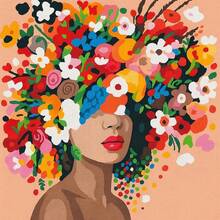 1Pc Framed Canvas  Modern Pop Art  Canvas Wall Art Printed Posters, 2D Flat, Canvas Wall Art, Suitable For Wall Decoration In Living Rooms, Bedrooms, Bathrooms, Corridors And Kitchens, With Wooden Picture Frame - 有框架 - 查看 3