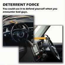 2026 Hot Universal RV & Car Steering Wheel Lock, 1PC Heavy-Duty Anti-Theft-Bar Vehicle Security Lock, Durable Safety Fixator Device, Battery-Design, Easy Installation And Use.Widely Compatible With, Trucks, RVs And Various Vehicles.Effectively Prevents Theft, Enhances Travel Safety, Sturdy And Wear-Resistant Long-Term Outdoor And Daily Vehicle. - 1 - View 2