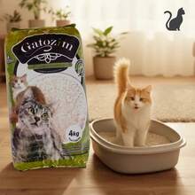 Cat Litter 4kg - Gatozim 100% Natural Cat Litter - Bag - kg - View 2