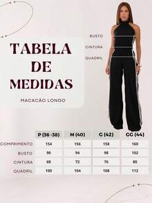 Women's Tailored Long Jumpsuit With Front Zipper, Elegant Wide-Leg Style - màu đen - Xem 8