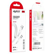Cavo Avant da USB a Type-C, 1 m, 3A, intrecciato - Ricarica rapida - Force Edition - Bianco - Visualizzare 2