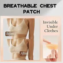1 pieza Cubiertas de pezón invisibles, pegatinas de silicona adhesivas y transpirables para pezones, almohadillas de pezón reutilizables para tops sin tirantes, trajes de baño y fiestas - Multicolor - Ver 2