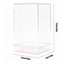 1pc Acrylic Dustproof Display Box, Toy Storage Box, Gift Box, Highly Transparent - Clear - View 10