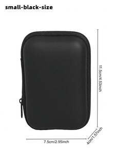 Compact Waterproof CCD Camera Protective Case, Suitable For Outdoor Photography Enthusiasts And Travelers, Charger Storage Bag, Essential Digital Storage Bag, Data Cable Camera Bag, Power Bank Protective Case, Wallet-Style Travel Camera Bag - View 6