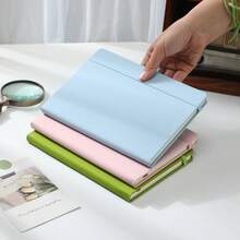A5 Lined Notebook Journal, PU Leather Hardcover With Elastic Band,96 Sheets/192 Pages 8 Colors, School Supplies For Students, Writing & Note Taking - A5 lined - View 4